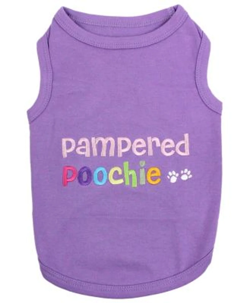 Parisian Pet Pampered Poochie Dog T Shirt