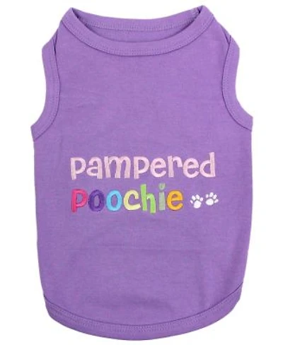 Parisian Pet Pampered Poochie Dog T Shirt