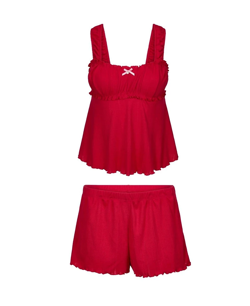Leanore Women's Tank & Shorts Pajama Set