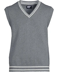 Lands' End Men's Cotton Drifter Sweater Vest