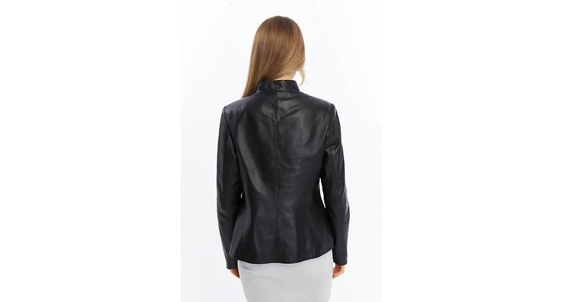 Furniq Uk Women's Genuine Leather Jacket