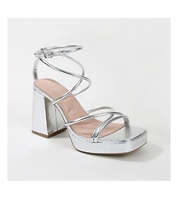 Aggie Strappy Platform Heels