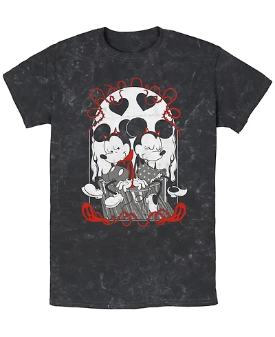 Fifth Sun Men's Mickey's Goth Tarot Short Sleeve T-Shirt