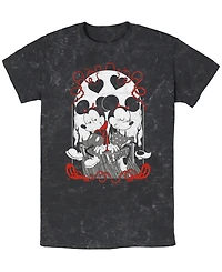 Fifth Sun Men's Mickey's Goth Tarot Short Sleeve T-Shirt