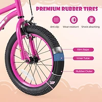 Kids Bike Sport Bicycle for 4-7 Years Old with Adjustable Seat, Reflectors, and Training Wheels a Safe Fun Ride