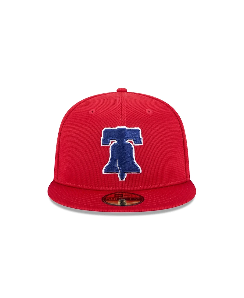 New Era Men's Red Philadelphia Phillies 2025 Spring Training 59FIFTY Fitted Hat