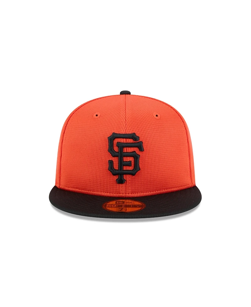 New Era Men's Orange San Francisco Giants 2025 Spring Training 59FIFTY Fitted Hat