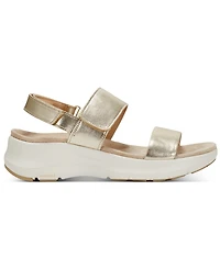 Rockport Women's Qwera Open Toe Strappy Casual Wedge Sandals