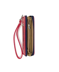 Eagles Wings Women's Los Angeles Angels Zip-Around Wristlet Wallet