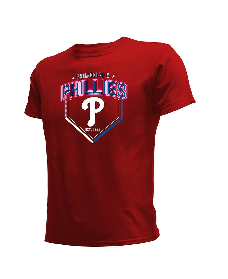Stitches Big Boys and Girls Philadelphia Phillies 3-Pack T-Shirt Set