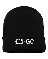 Ahead Men's Black Los Angeles Golf Club Newfoundland Cuffed Knit Hat