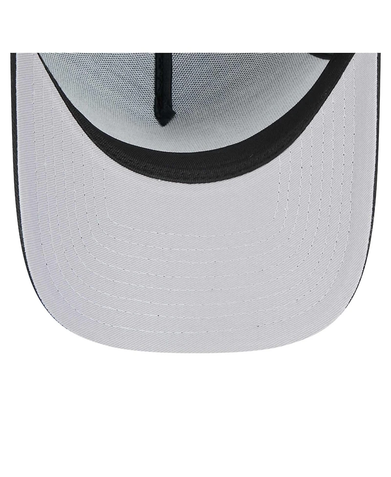 New Era Men's Black Washington Nationals 9FORTY A-Frame Adjustable Hat