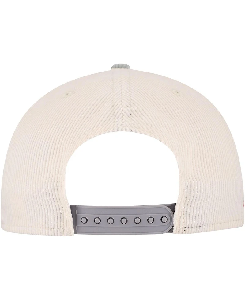 New Era Men's Cream Looney Tunes 9FIFTY Corduroy Snapback Hat