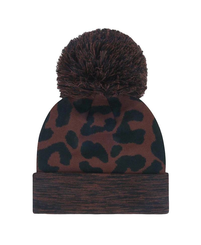 '47 Brand Women's Brown Cincinnati Bengals Cacao Cuffed Knit Hat with Pom