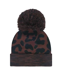 '47 Brand Women's Brown Cincinnati Bengals Cacao Cuffed Knit Hat with Pom