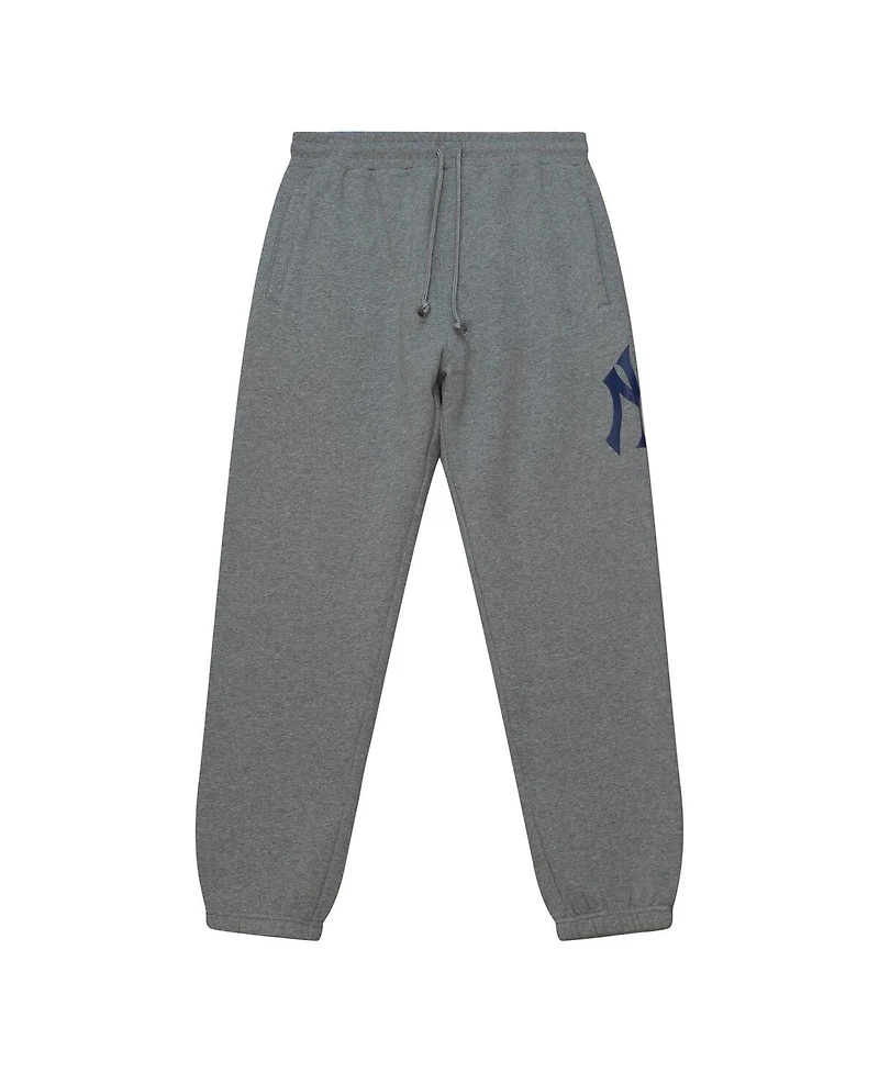 Mitchell & Ness Men's Gray New York Yankees Repeat Sweatpants