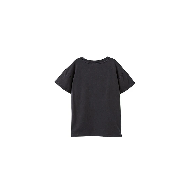 Cotton On Big Girls Little/Big Poppy Short Sleeve Graphic Print Tee