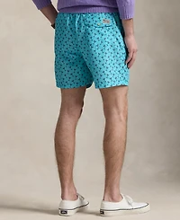 Polo Ralph Lauren Men's 5.75-Inch Traveler Classic Printed Swim Trunks