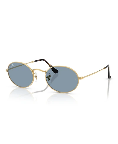 Ray-Ban Unisex Oval Metal Sunglasses, RB3547