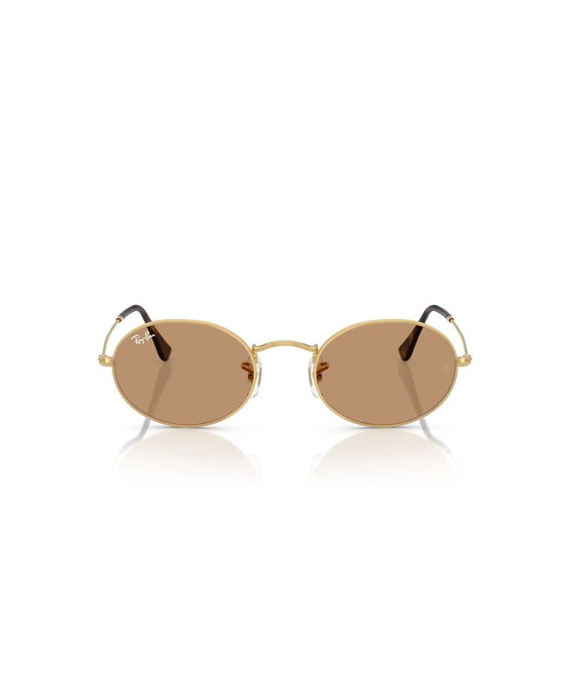Ray-Ban Unisex Oval Metal Sunglasses, RB3547