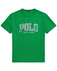 Polo Ralph Lauren Men's Classic-Fit Madras-Logo Jersey T-Shirt