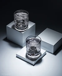 JoyJolt Star Wars Dark Side Monochrome Short Drinking Glasses, Set of 2