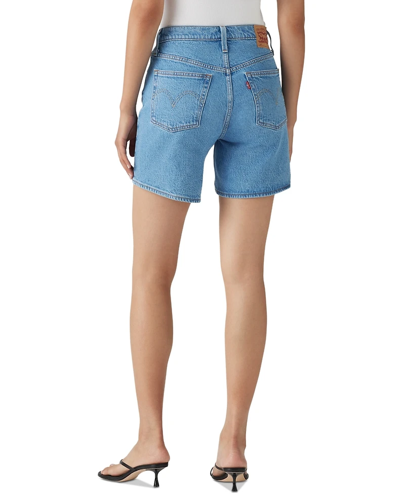 Levi's 501 Mid-Thigh High Rise Straight Fit Denim Shorts