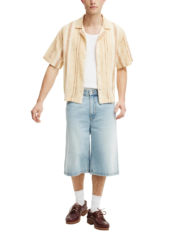 Cotton On Men's Box Fit Short Sleeve Shirt