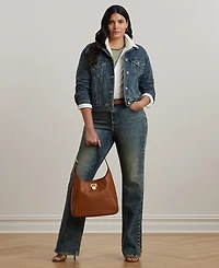 Lauren Ralph Plus Denim Trucker Jacket