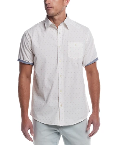 Weatherproof Vintage Men's Short Sleeve Cotton Poplin Shirt