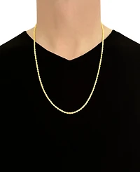 Italian Gold Forza Rope Chain 26" Necklace (2-3/4mm) in 14k Gold