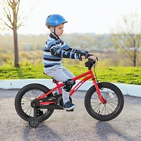 Kids Bike Sport Bicycle for 4-7 Years Old with Adjustable Seat, Reflectors, and Training Wheels a Safe Fun Ride