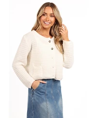 Petal and Pup Women's Decket Button Front Cardigan
