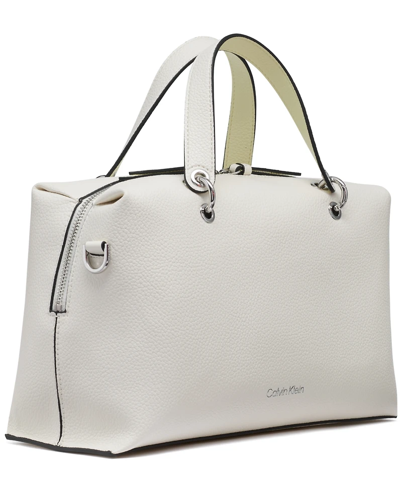 Calvin Klein Cali Satchel with Web Strap