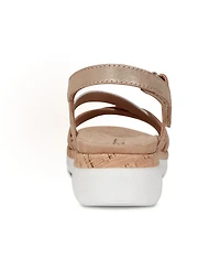 Earth Women's Rosie Strappy Slingback Flat Sandals