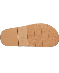 Earth Women's Flurry Woven Crisscross Flat Sandals