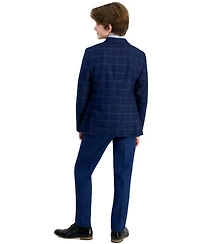 B By Brooks Brothers Big Boys Windowpane Jacket
