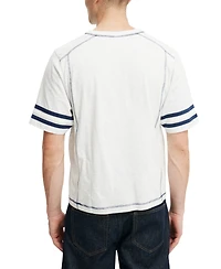 Cotton On Men's Cropped Fit Panel T-Shirt