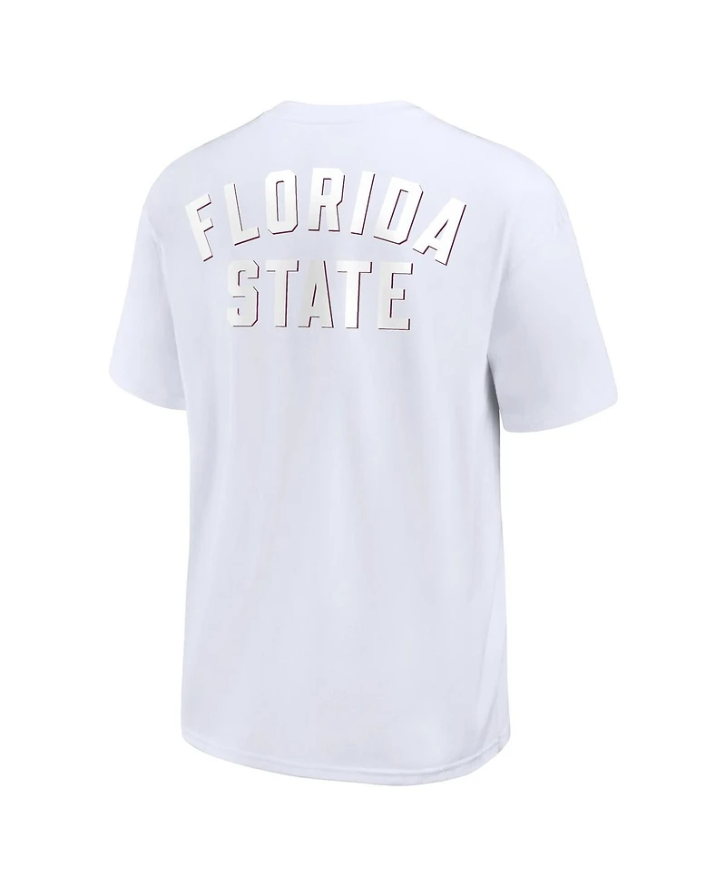 Nike Men's White Florida State Seminoles 2-Hit Statement Max90 T-Shirt