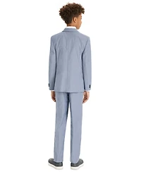 Michael Kors Big Boys Chambray Classic Fit Stretch Suit Jacket