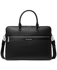 Michael Kors Men's Explorer Leather Logo Briefcase