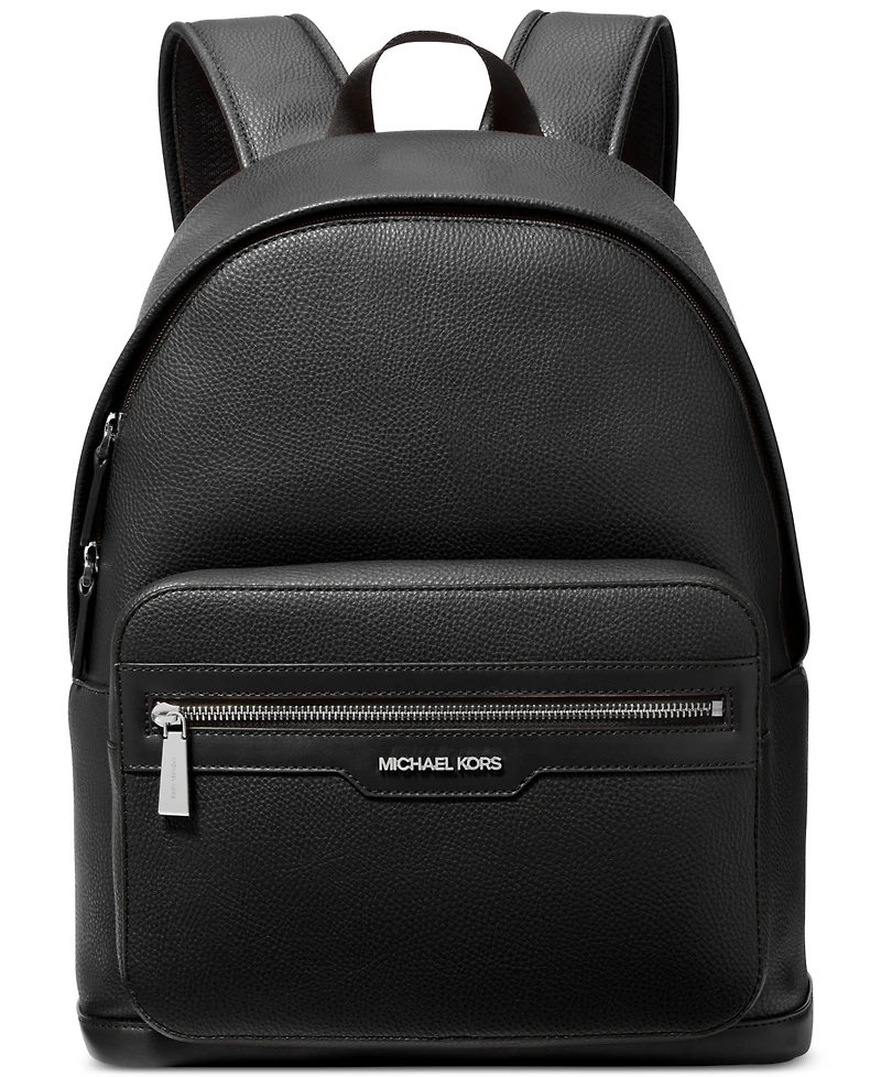 Michael Kors Men's Malone Leather Logo Backpack