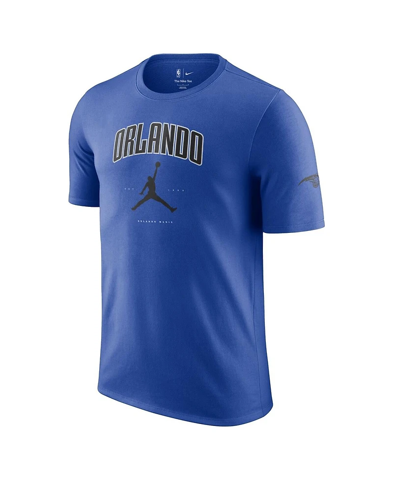 Jordan Men's and Women's Blue Orlando Magic Essential Cities T-Shirt