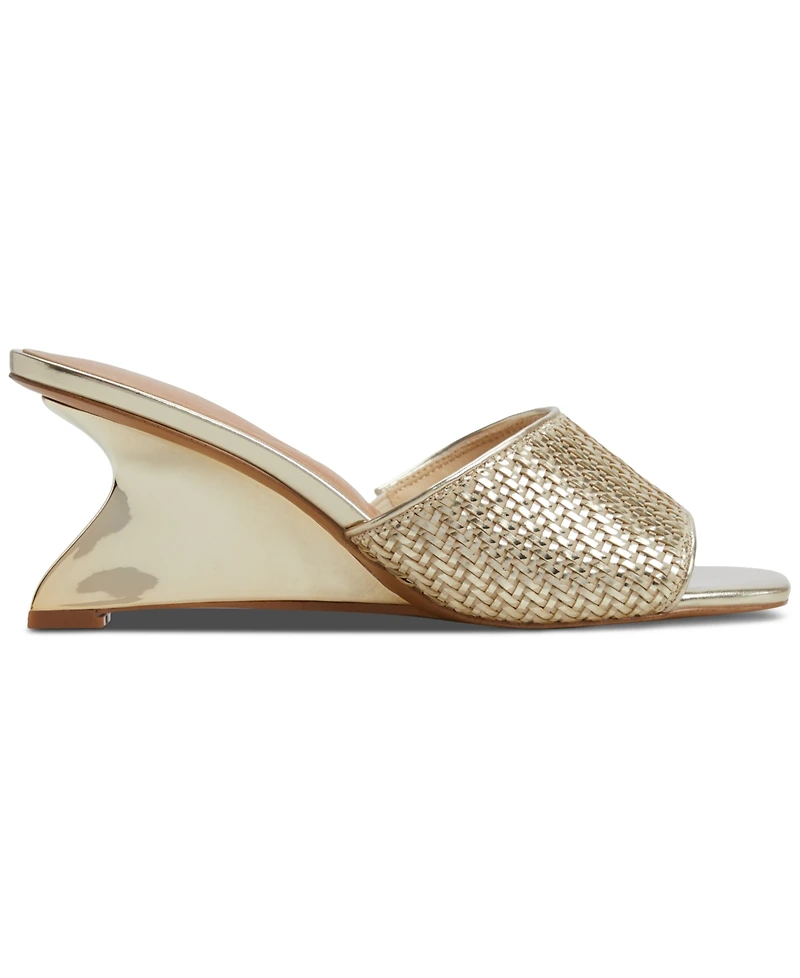 Aldo Women's Fiala Square-Toe Sculpted Wedge Sandals