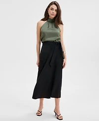 I.n.c. International Concepts Women's Midi Wrap Skirt, Exclusively at Macy's