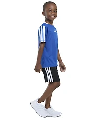 adidas Toddler & Little Boys Short-Sleeve Soccer T-Shirt Shorts, 2 Piece Set