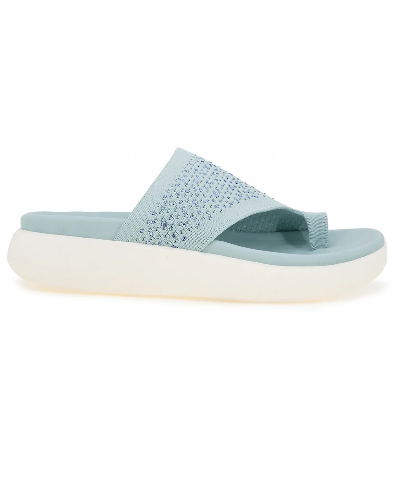 Kenneth Cole Reaction Women's Teffi Knit Round Toe Flat Sandals