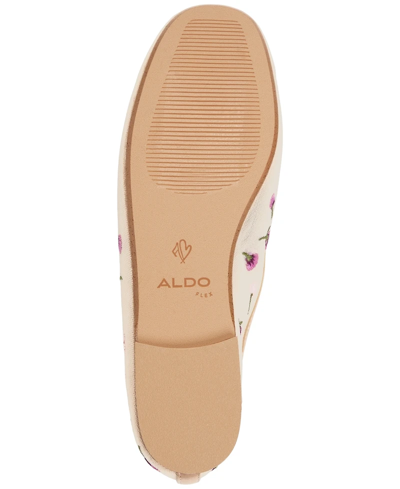 Aldo Women's Joselie Bow-Trim Ballerina Flats