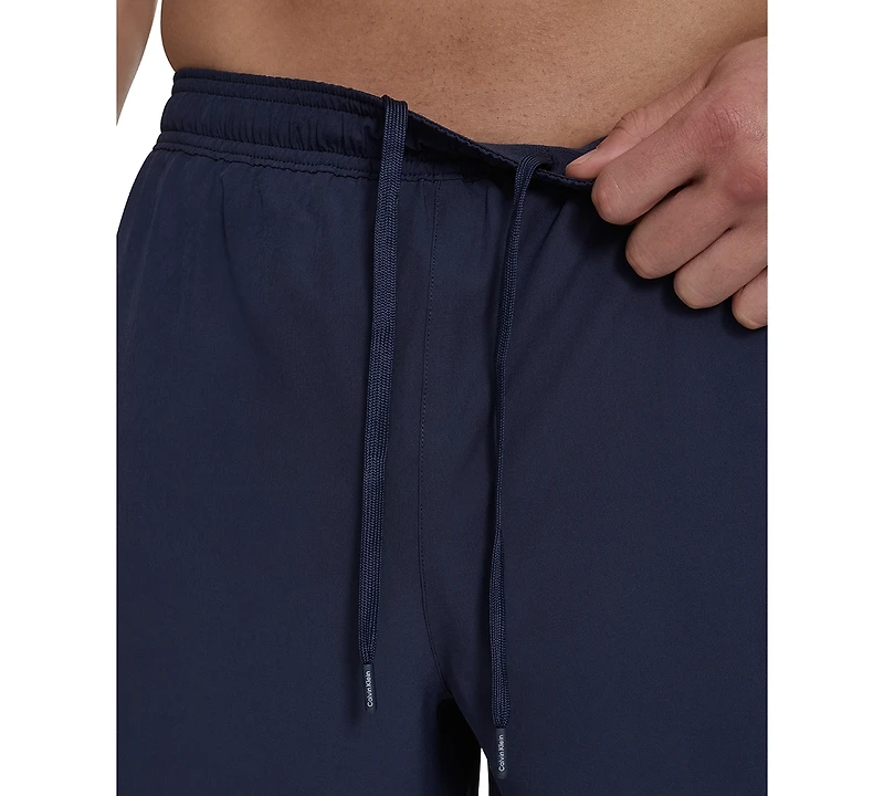 Calvin Klein Men's Regular-Fit Quick-Dry 5" Swim Trunks with Compression Short Liner