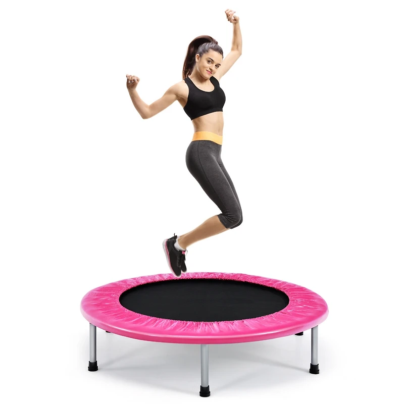 Mini Folding Trampoline Portable Recreational Fitness Rebounder